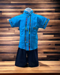 Coralillo Guayabera for Boys Blue