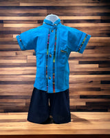 Boys Guayabera Coralillo Blue