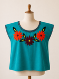 Zinacantan Hand Embroidered Blusitas for Girls