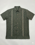 Men’s Linen Guayabera Olive Green