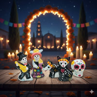 Day Of The Dead Saleros (Salt Shaker)