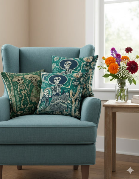 Day Of The Dead Pillow Cover