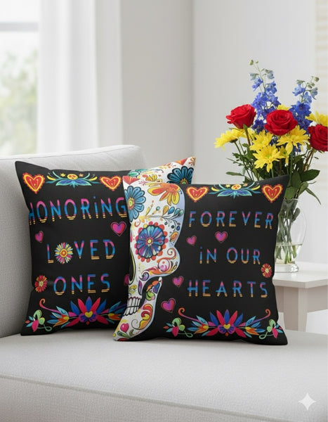 Day Of The Dead Pillow Cover