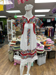 San Antonino Embroidered Deshilado Dress