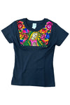 Lady Of Guadalupe Black T Shirt