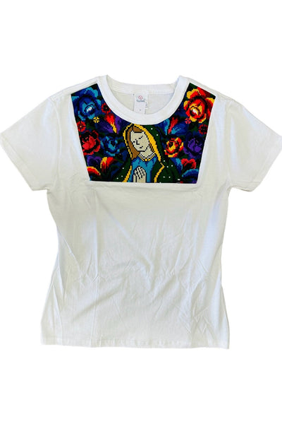 Lady Of Guadalupe White T Shirt