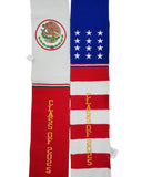Mexico USA Embroidered Serape Graduation Stole Class of 2025