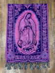 Our Lady of Guadalupe Baroque Shawl Purple/Pink