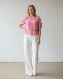 Merida Pink Cold Shoulder Top - Cielito Lindo
