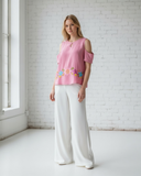 Merida Pink Cold Shoulder Top - Cielito Lindo