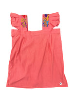 María Handmade Black Blouse