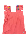 María Handmade Black Blouse