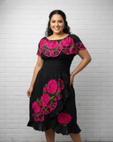 Maria Bonita slit dress - Cielito Lindo