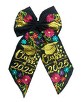 Long Graduation Embroidered bow