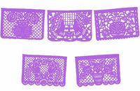Large Purple Papel Picado