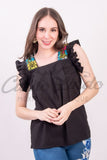 Handmade Blouse Maria Black