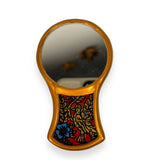 Pocket Mirror for purse - Floral pattern- Portable, Compact