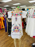 Puebla Dress White