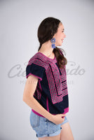 Fine Crocheted Oaxacan Huipil Cadenilla