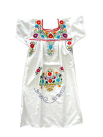 Mexican Puebla Girls White Dress