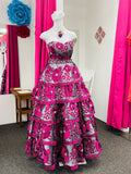 Mexican Chiapaneca Strapless Dress