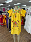Puebla Yellow Dress