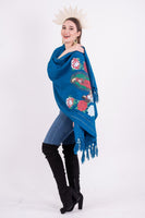 Our Lady of Guadalupe Shawl Red - Cielito Lindo