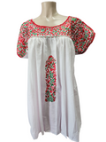 San Antonino Mexican Gala Blouse with Silk Embroidery - Cielito Lindo