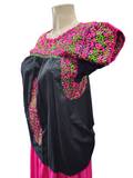 San Antonino Mexican Gala Blouse with Silk Embroidery - Cielito Lindo