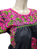 San Antonino Mexican Gala Blouse with Silk Embroidery - Cielito Lindo