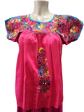 San Antonino Mexican Gala Blouse with Silk Embroidery - Cielito Lindo