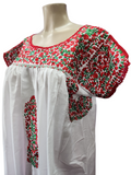 San Antonino Mexican Gala Blouse with Silk Embroidery - Cielito Lindo