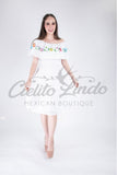 Mexican White Dress Off the Shoulder