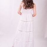 Vallarta White Strapless Maxi Dress