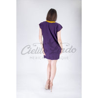 Zina Purple Mini Dress
