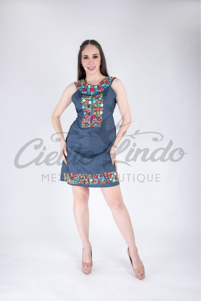 Mexican Denim Cleo Dress