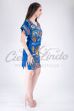 San Miguel Fine Dress Royal blue - Cielito Lindo