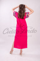 Stunning Maxi Dress Paraiso Hot Pink