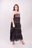Vallarta Black Strapless Maxi Dress