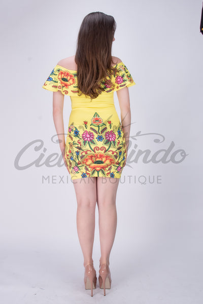 Stamped Mexican Dress Bonita – Cielito Lindo