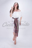 Mexican Lace Off-Shoulder Dress All White - Cielito Lindo