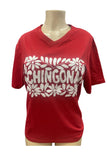 Embroidered Chingona T-Shirt Red