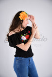 Campesina Linda Floral Blouse