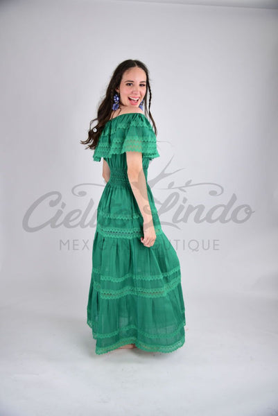 Adalia Maxi Dress Green