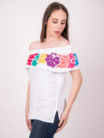 Mexican Jalapa Off the Shoulder Blouse