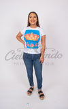 Mexican Printed T-Shirt La Corona from La Loteria Mexicana Tee - Cielito Lindo
