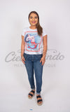 Mexican Printed T-Shirt La Sirena from La Loteria Mexicana - Cielito Lindo