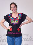 Blouses Small Sugar Skulls Top Black