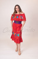 Dress Red / Small Victoria Campesino Dress Red