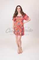 Dress San Miguel Fine Sleeveless Dress Coral